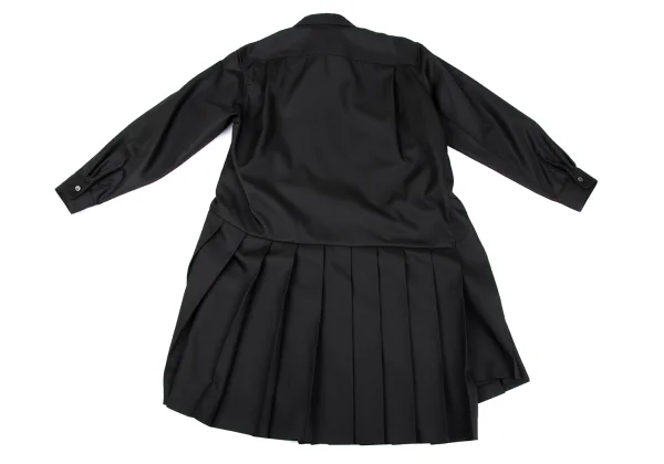 COMME des GARCONS Pleats Switching Asymmetry Shirt Dress K-164297_011