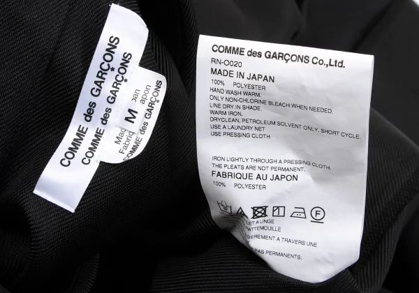 COMME des GARCONS Pleats Switching Asymmetry Shirt Dress K-164297_013