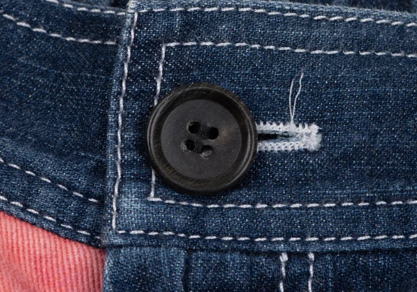 COMME des GARCONS SHIRT Front Graphic Patchwork Jeans K-164301_003