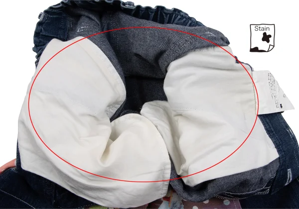 COMME des GARCONS SHIRT Front Graphic Patchwork Jeans K-164301_006