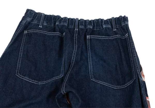 COMME des GARCONS SHIRT Front Graphic Patchwork Jeans K-164301_012