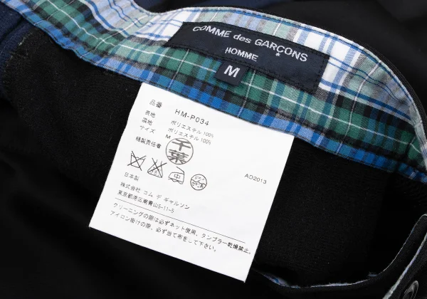 COMME des GARCONS HOMME Poly Side Line Switching Pants K-164304_016