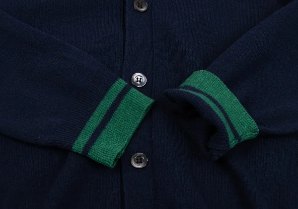 COMME des GARCONS HOMME DEUX×FRED PERRY Wool Lined Knit Cardigan K-164307_007