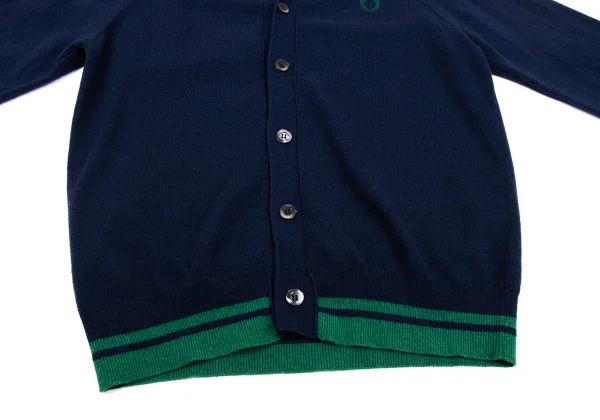 COMME des GARCONS HOMME DEUX×FRED PERRY Wool Lined Knit Cardigan K-164307_008