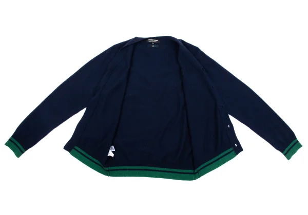 COMME des GARCONS HOMME DEUX×FRED PERRY Wool Lined Knit Cardigan K-164307_009
