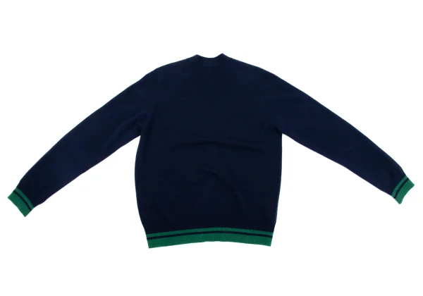 COMME des GARCONS HOMME DEUX×FRED PERRY Wool Lined Knit Cardigan K-164307_010