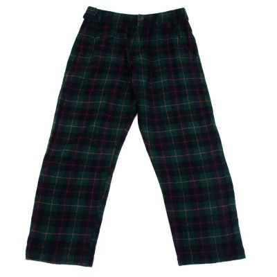 COMME des GARCONS HOMME PLUS Wool Nylon Checked Pants