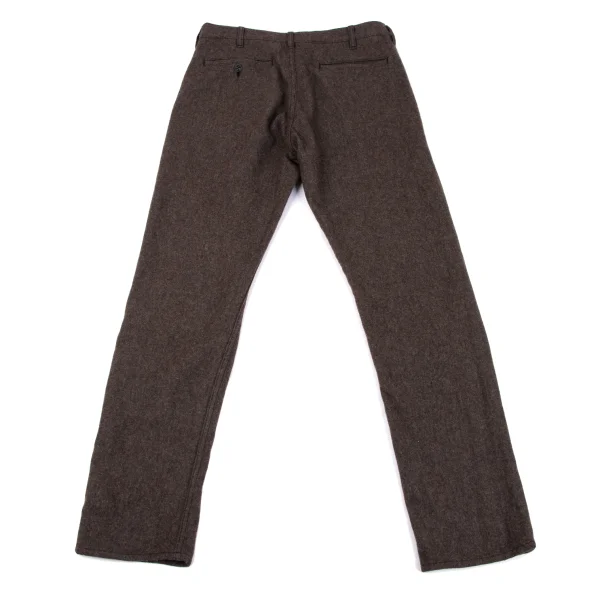 COMME des GARCONS HOMME PLUS Felt Wool Nylon Pants K-164314_009