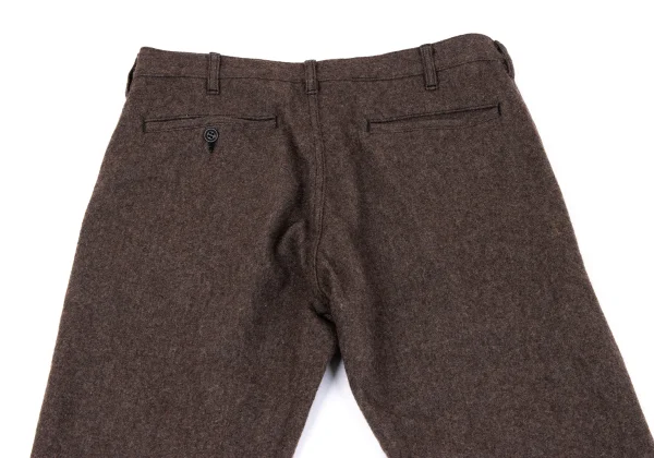 COMME des GARCONS HOMME PLUS Felt Wool Nylon Pants K-164314_010