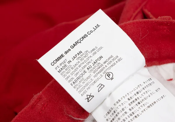 COMME des GARCONS HOMME PLUS Wool Nylon Tapered Pants K-164315_018