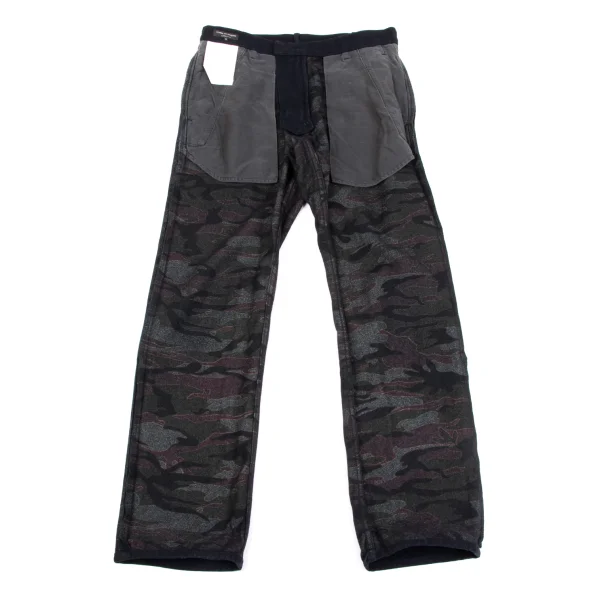 COMME des GARCONS HOMME PLUS Tiger Camo Wool Nylon Pants K-164316_014