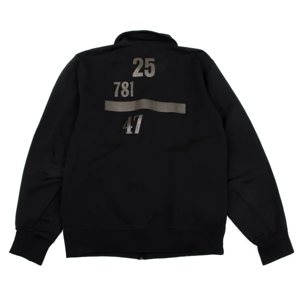 COMME des GARCONS HOMME PLUS Back Numbering Zip-up Blouson Black M K-164320_001