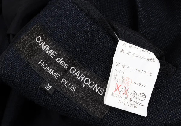 COMME des GARCONS HOMME PLUS Poly Pilling 4B Jacket K-164321_016