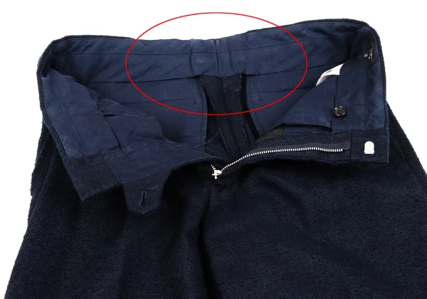 COMME des GARCONS HOMME PLUS Poly Pile Tuck Pants K-164322_005