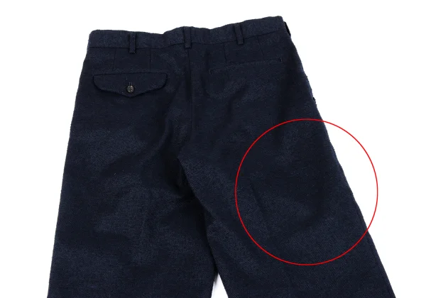 COMME des GARCONS HOMME PLUS Poly Pile Tuck Pants K-164322_011