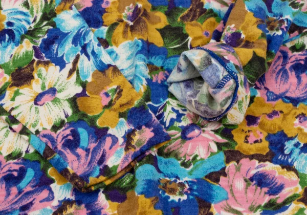 KENZO Wool Floral Printed T-shirt K-164325_007