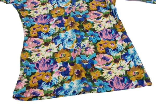 KENZO Wool Floral Printed T-shirt K-164325_008