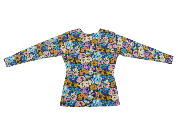 KENZO Wool Floral Printed T-shirt K-164325_010