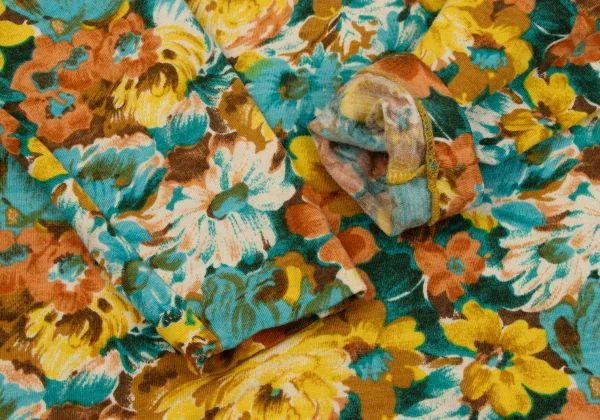 KENZO Wool Floral Printed K-164326_008