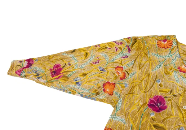 KENZO Botanical Printed Collarless Blouse K-164328_006