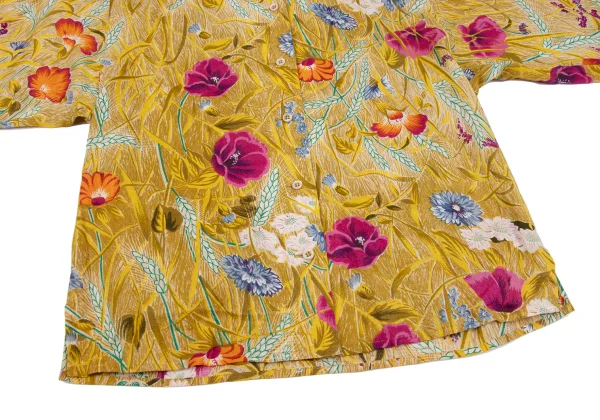 KENZO Botanical Printed Collarless Blouse K-164328_008