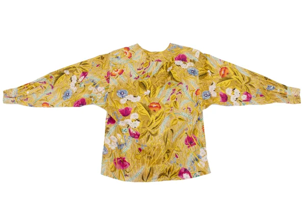 KENZO Botanical Printed Collarless Blouse K-164328_010