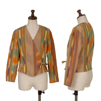 KENZO Cotton Multi-stripe Cord Jacket