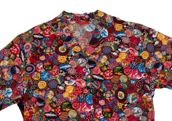 KENZO Circle Graphic Open Collar Shirt K-164332_003