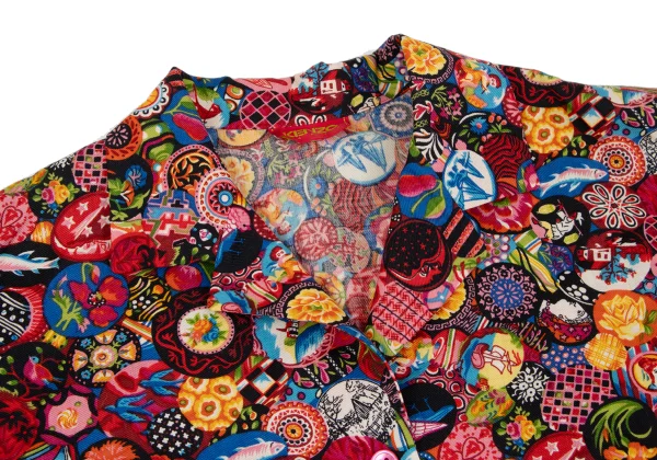 KENZO Circle Graphic Open Collar Shirt K-164332_004