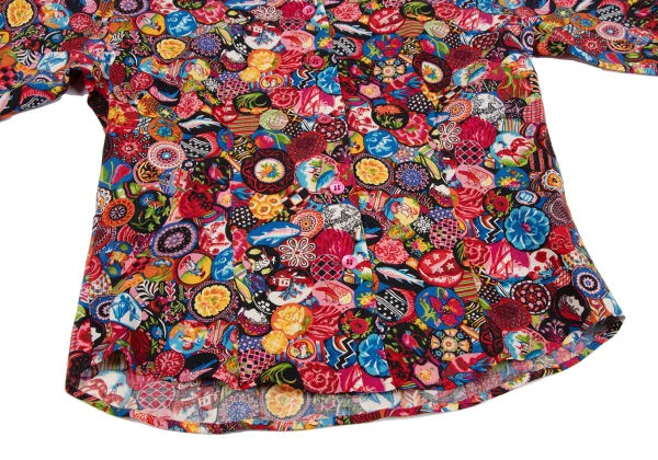 KENZO Circle Graphic Open Collar Shirt K-164332_009