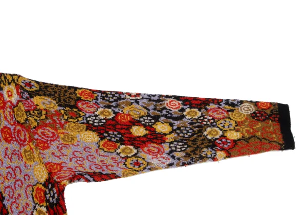 KENZO Floral Jacquard Knit Cardigan K-164334_004