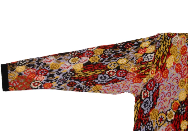 KENZO Floral Jacquard Knit Cardigan K-164334_005