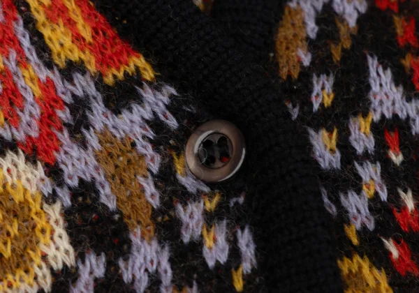 KENZO Floral Jacquard Knit Cardigan K-164334_007