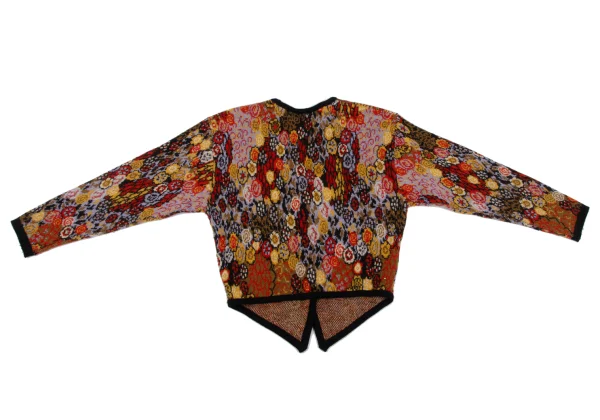 KENZO Floral Jacquard Knit Cardigan K-164334_010