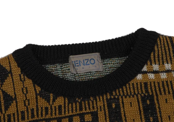 KENZO Geometric Jacquard Knit K-164339_003