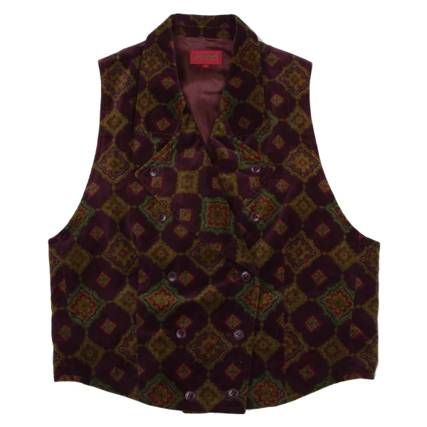 KENZO Cotton Moleskin Vest K-164340_002