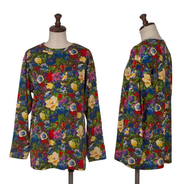 ケンゾーKENZO フローラルプリントカットソー マルチM