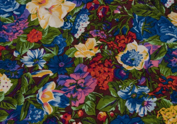 KENZO Floral Print Flare Skirt K-164342_008