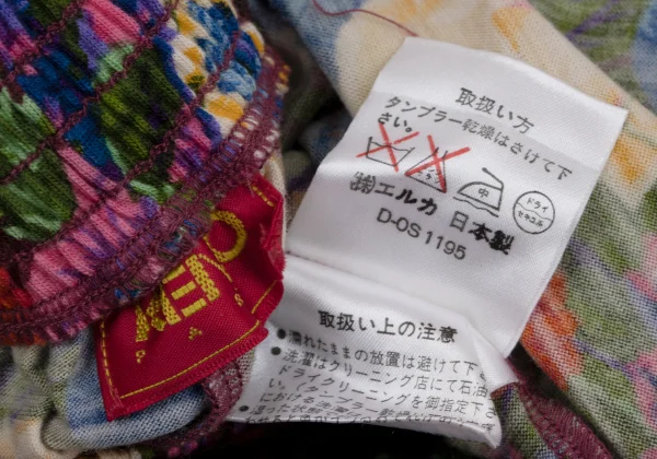 KENZO Floral Print Flare Skirt K-164342_011