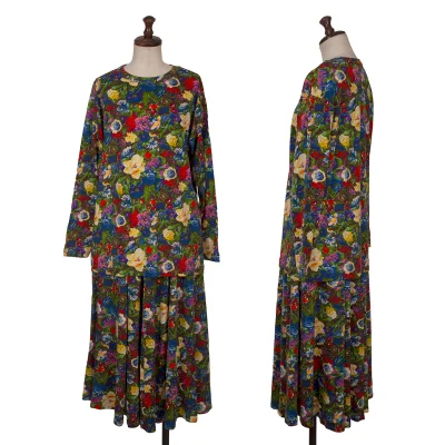 KENZO Floral Print Top & Skirt