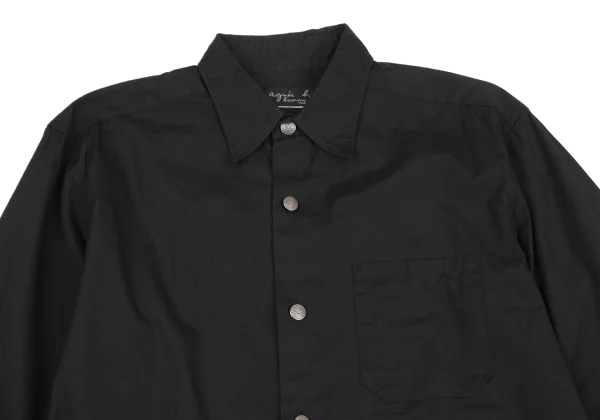 agnes.b homme Cotton Floral Button Long Sleeve Shirt K-164344_002