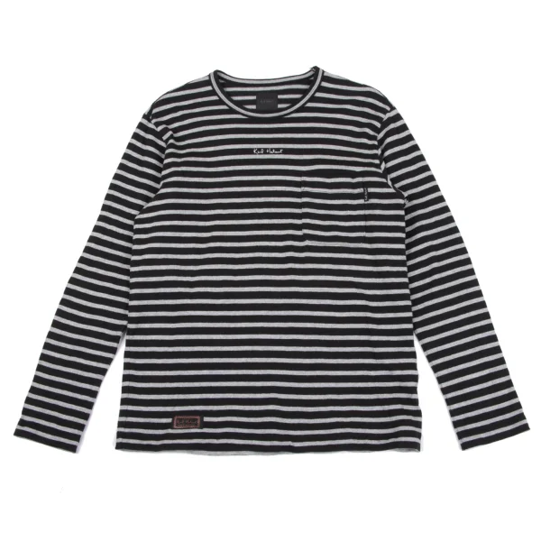 Karl Helmut Striped Long Sleeve Top Black,Grey M K-164346_001