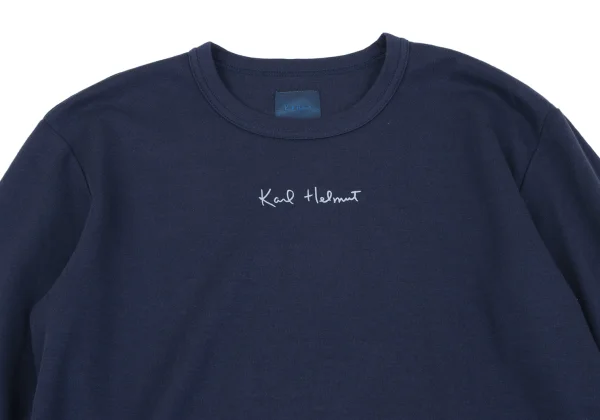 Karl Helmut Cotton Logo Printed Long Sleeves T-shirt K-164347_002