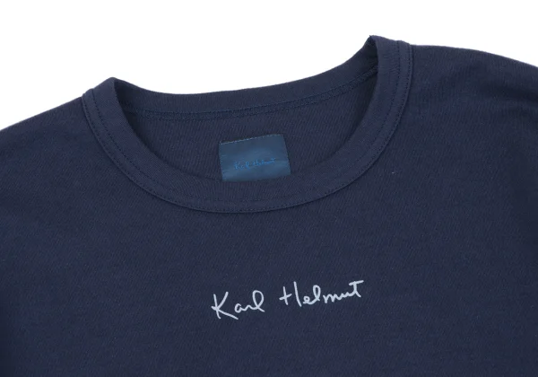 Karl Helmut Cotton Logo Printed Long Sleeves T-shirt K-164347_003