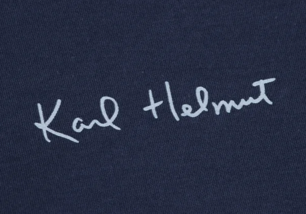 Karl Helmut Cotton Logo Printed Long Sleeves T-shirt K-164347_004