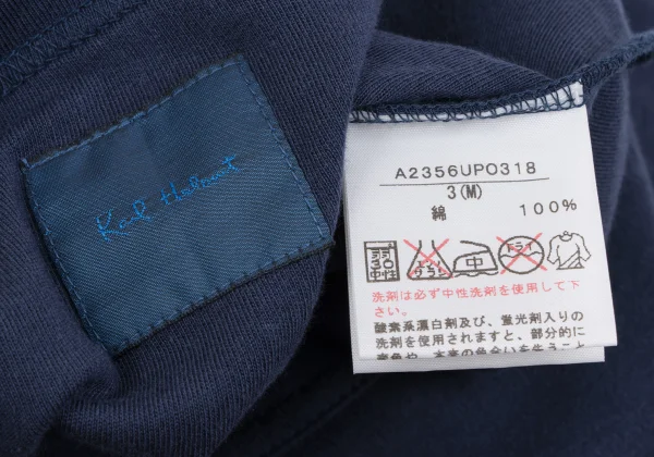 Karl Helmut Cotton Logo Printed Long Sleeves T-shirt K-164347_012