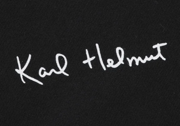 Karl Helmut Cotton Logo Printed Long Sleeve T-shirt K-164348_004