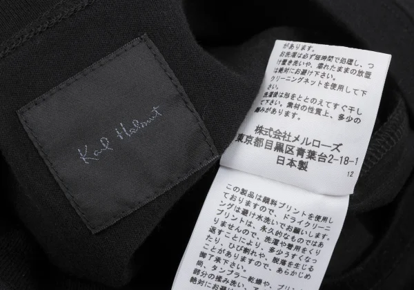 Karl Helmut Cotton Logo Printed Long Sleeve T-shirt K-164348_011