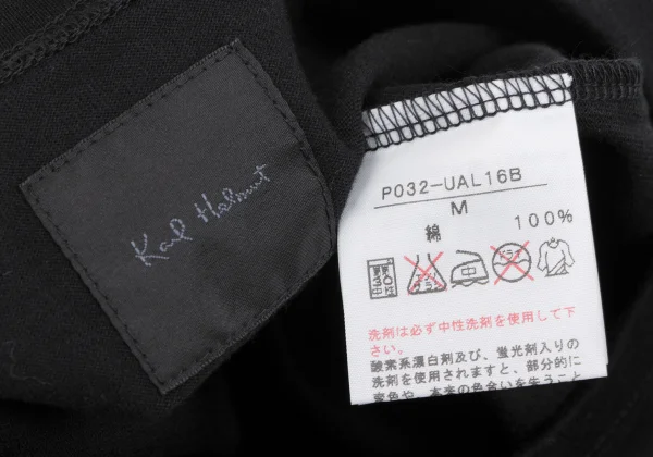 Karl Helmut Cotton Logo Printed Long Sleeve T-shirt K-164348_012