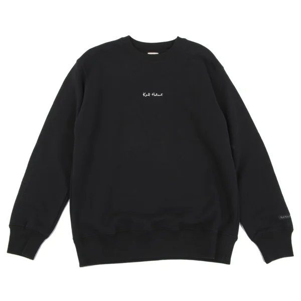 Karl Helmut Cotton Logo Printed Sweatshirt Black M K-164349_001